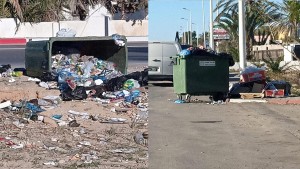 تكدس النفايات في شوارع وطرقات جزيرة جربة بعد غلق المصب