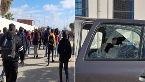 في احتجاجات على الوضع الوبائي: تلاميذ يهشّمون سيارات الأساتذة باعدادية عقارب