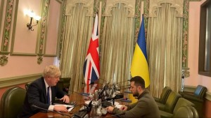 من كييف ...رئيس الوزراء البريطاني يتعهّد للرئيس الأوكراني بمساعدات عسكرية جديدة
