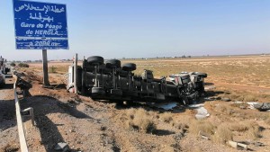 هرقلة : قتيلان و مصابون في اصطدام شاحنة بسيارة أجرة