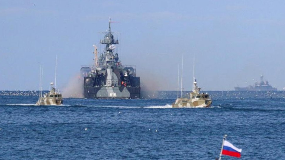 جرحى في هجوم على قيادة الأسطول الروسي للبحر الأسود في ''سيباستوبول''
