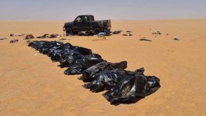 العثور على جثث لمهاجرين ماتوا عطشا بصحراء ليبيا