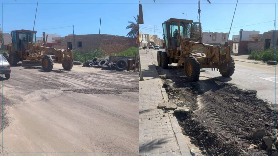 قابس : الشروع في إزالة مخفضات السرعة العشوائية