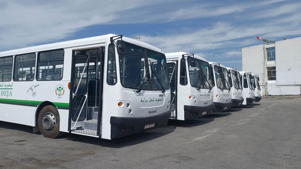 باجة: تدعيم أسطول شركة النقل 6 حافلات جديدة
