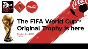 كأس العالم لكرة القدم FIFA™  قريبا في تونس،  في إطار جولة دوليّة تنظّمها كوكاكولا