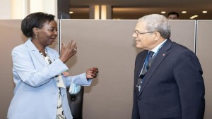 الجرندي يلتقي بنيويورك الأمينة العامة لمنظمة الفرنكوفونية