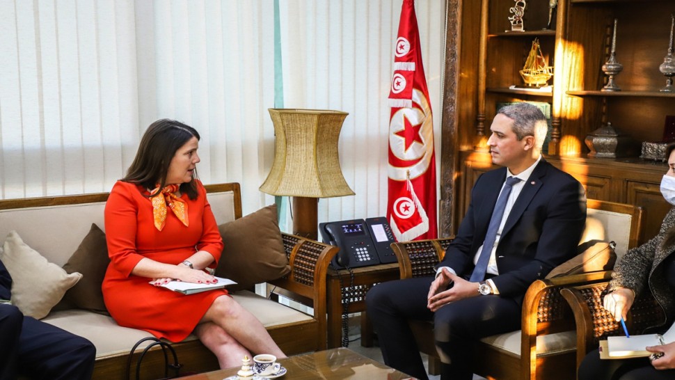 خلال لقائها وزير السياحة: القائمة بأعمال السفارة الأمريكية تؤكد مواصلة دعم تونس على جميع الأصعدة