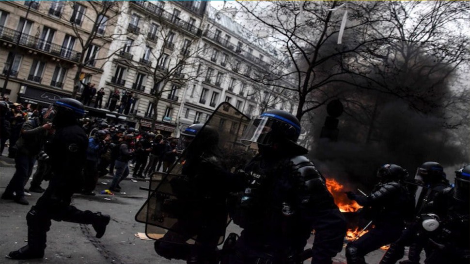فرنسا: صدامات في باريس بين الشرطة ومتظاهرين