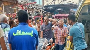 قتيلان و3 جرحى في انهيار جزئي بعقار شرقي الإسكندرية