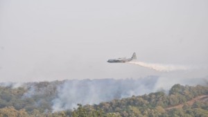 وزارة الدفاع: تواصل عمليات الاطفاء بطبرقة وتدخل المروحيات العسكرية في ملولة في 30 مناسبة