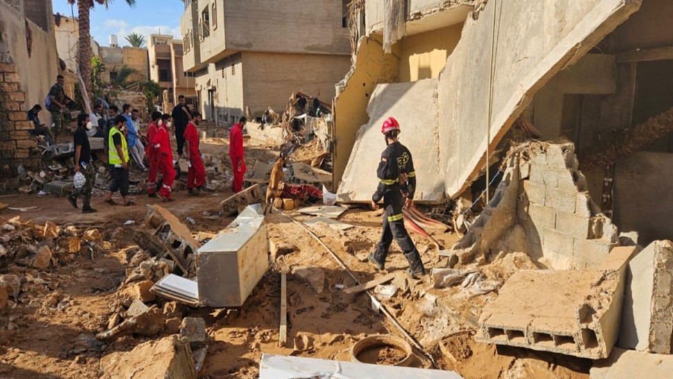 ليبيا: توقف عمليات البحث عن ناجين من فيضانات درنة