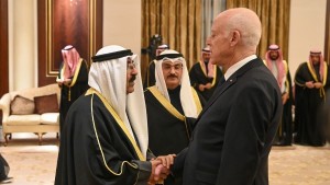رئيس الجمهورية يؤدي واجب العزاء في وفاة أمير دولة الكويت (فيديو)