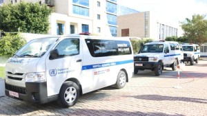 تونس تتسلم 3 سيارات اسعاف ومعدّات طبية هبة من الدنمارك