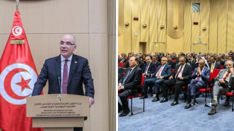 عمار يشرف على حفل افتتاح السنة الدراسية بالأكاديمية الدبلوماسية الدولية بتونس