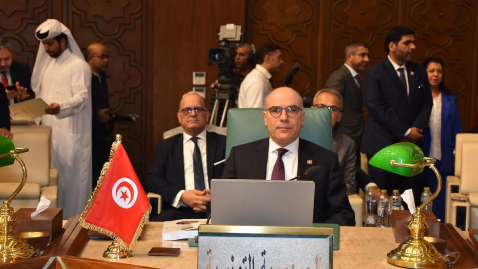تونس تساند القرار الصادر عن جامعة الدول العربية باستثناء ما تضمنه حول حلّ الدولتين