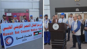 أول وفد طبي كويتي يدخل غزة منذ اندلاع العدوان