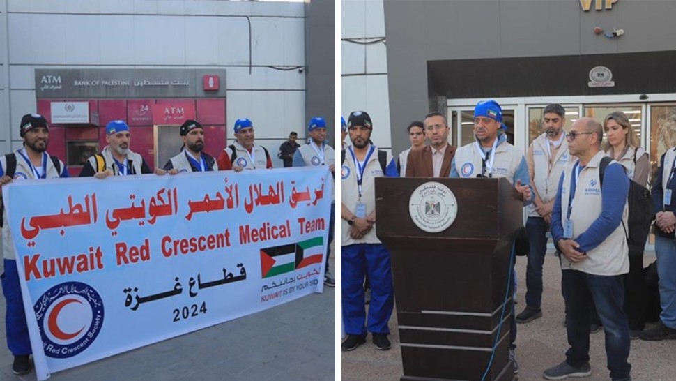 أول وفد طبي كويتي يدخل غزة منذ اندلاع العدوان