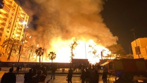 مصر: حريق ضخم يلتهم استوديو الأهرام للتصوير السينمائي وإعلان حالة الطوارئ بالجيزة