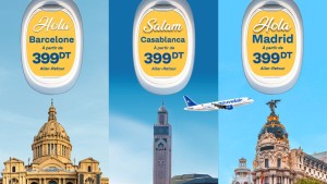 Avec nouvelair: Casablanca, Madrid et Barcelone à partir de 399DT en aller-retour