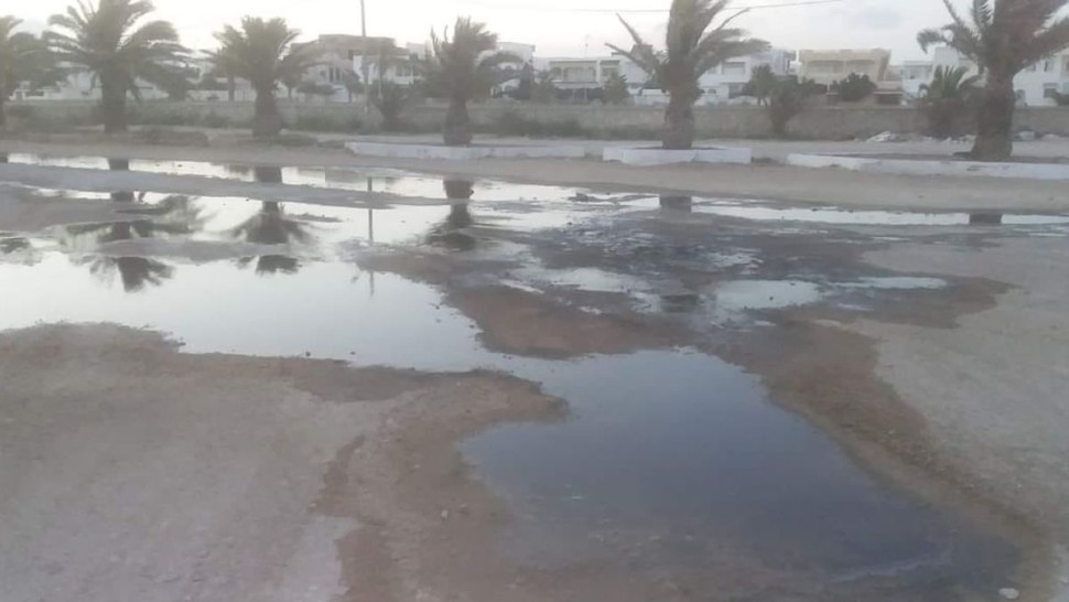 نابل : فيضان محطة التطهير بمنطقة 'قصر سعد' بقربة