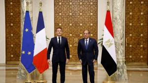 السيسي: اتفقت مع ماكرون على رفض التهجير من غزة