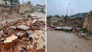 ساقية سيدي يوسف: انهيار سور المعهد الثانوي دون اضرار بشرية