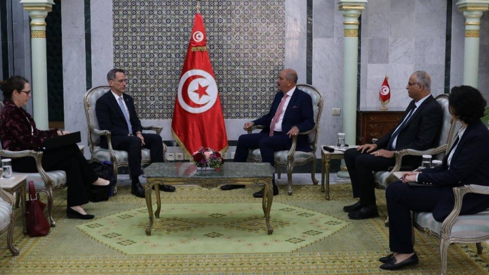 وزير الخارجية يلتقي السفير الأمريكي