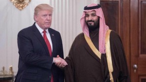 ولي العهد السعودي وترامب يوقعان وثيقة الشراكة الاقتصادية الاستراتيجية