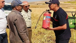 باجة: إجراءات جديدة للتوقي من  الحرائق في مزراع الحبوب