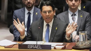 الكيان المحتل في مجلس الأمن : لن نوقف الهجمات على ايران