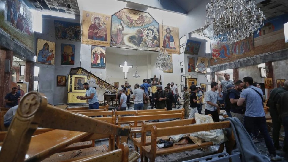 سوريا : أكثر من 15 قتيلا في تفجير استهدف كنيسة