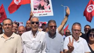 الدستوري الحرّ ينظم قافلة تضامنية مساندة لرئيسته بعد نقلها لسجن بلاريجيا