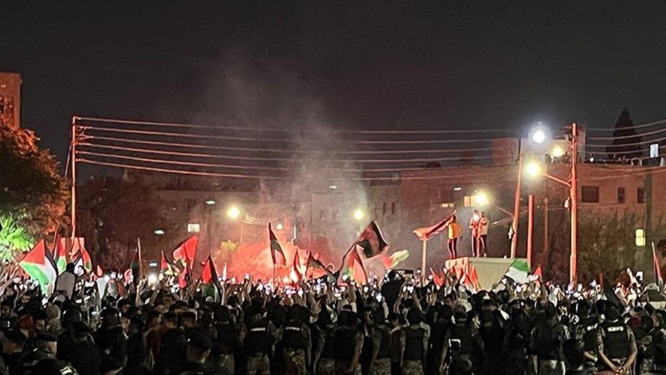 الأردن: احتجاجات رفضا للتجويع في غزة