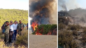 السيطرة على حريق جبل الفراشيش بسليانة