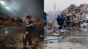 النفيضة: اندلاع حريق بمصنع للورق المقوّى بالمنطقة الصناعية