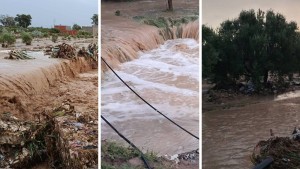 القصرين: أمطار غزيرة تتسبب في سقوط جزء من جسر السكة الحديدية
