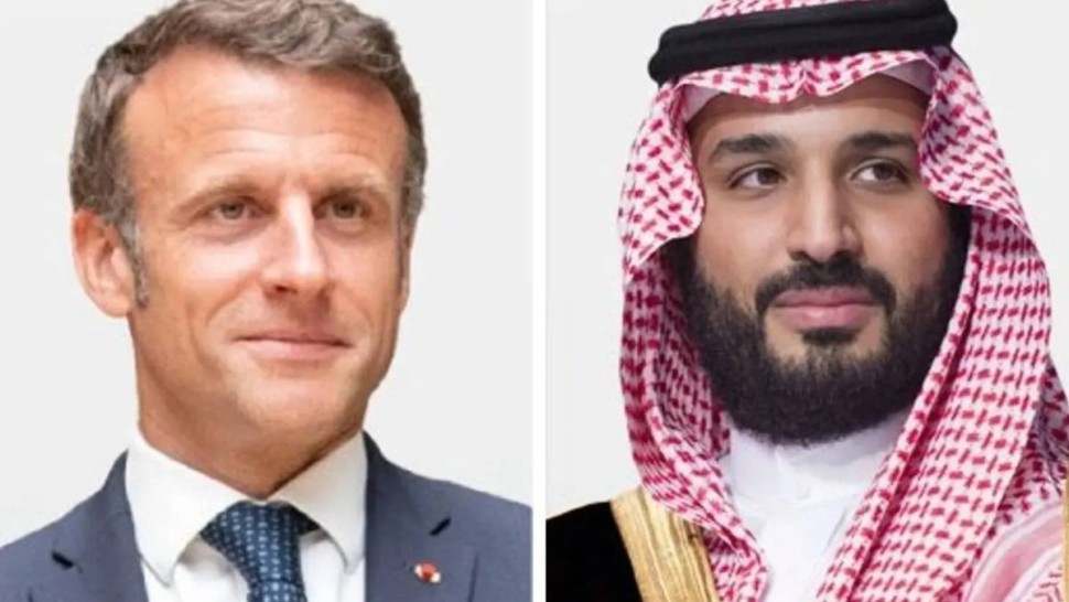 بن سلمان و ماكرون يناقشان نتائج مؤتمر «حل الدولتين»