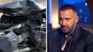 كسر في الأضلاع وتهشّم سيارته.. نجاة أحمد السقا من حادث سير