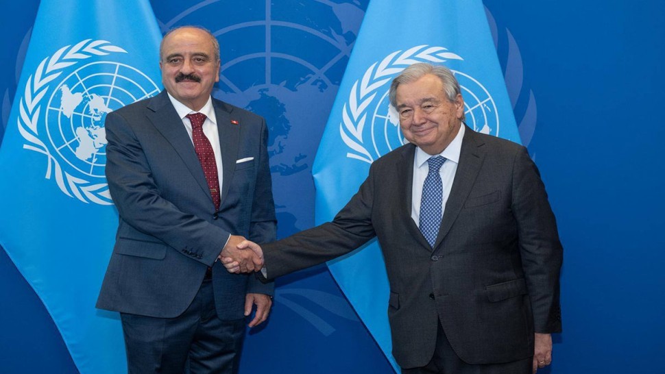 وزير الخارجية يلتقي الأمين العام للأمم المتحدة