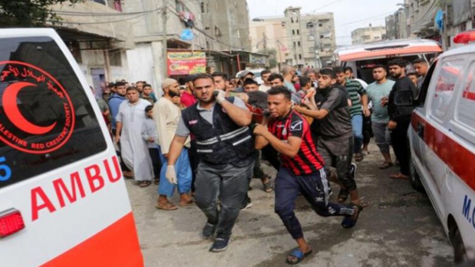 الصليب الأحمر يعلق عملياته بغزة مؤقتا