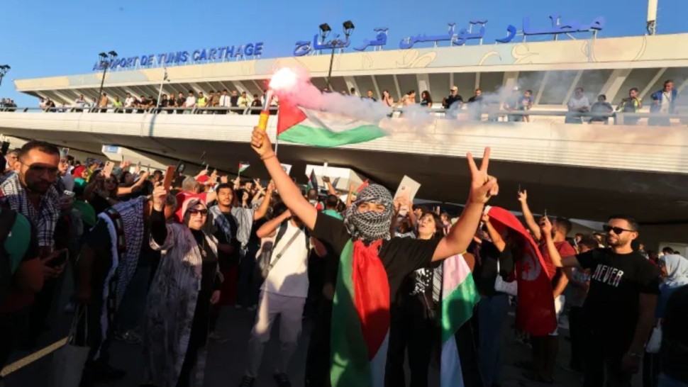 أسطول الصمود: 4 تونسيين لم يتمكن الفريق القانوني من مقابلتهم