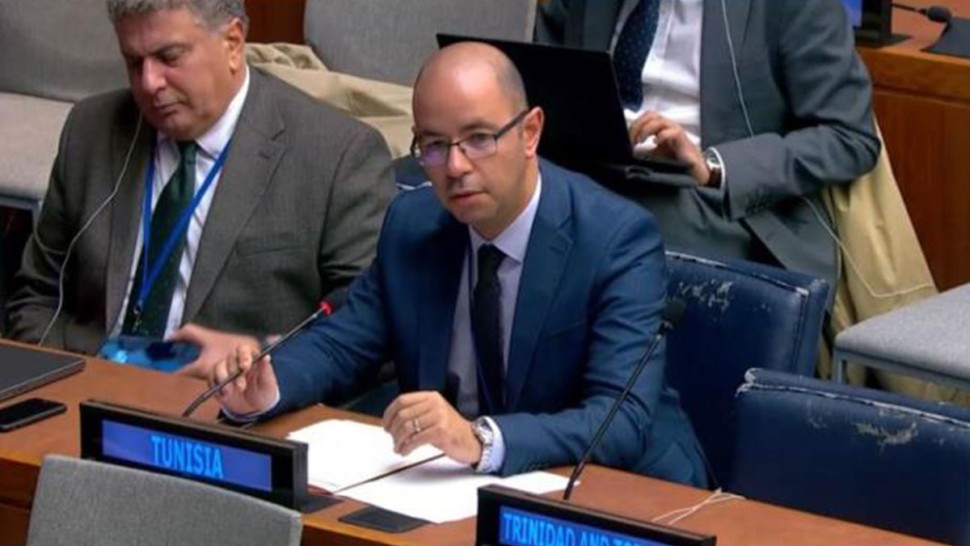 بعثة تونس الدائمة في الأمم المتحدة تدعو إلى إخلاء الشرق الأوسط من الأسلحة النووية