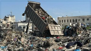 بلدية غزة: أكثر من ربع مليون طن من النفايات تهدد السكان