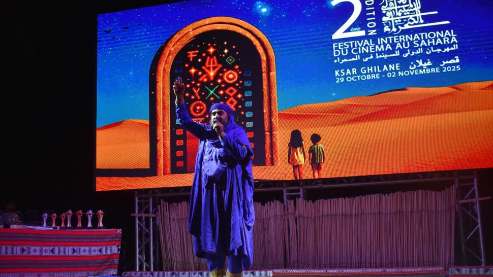 تكريم السينما الجزائرية في اختتام فعاليات المهرجان الدولي للسينما في الصحراء في قصر غيلان