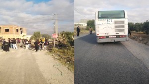 سيدي بوعلي: الأهالي يحتجون بسبب اهتراء حافلات النقل العمومي