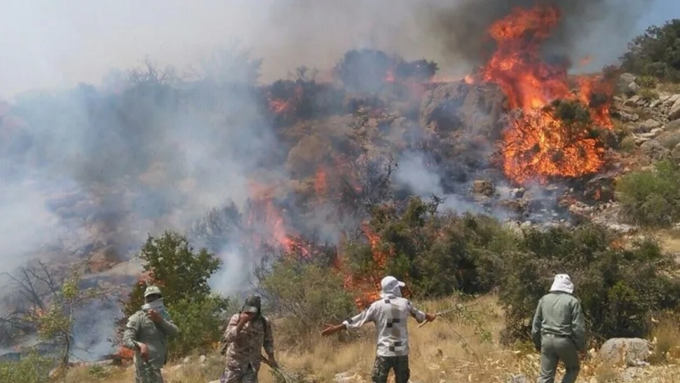 حريق ايران