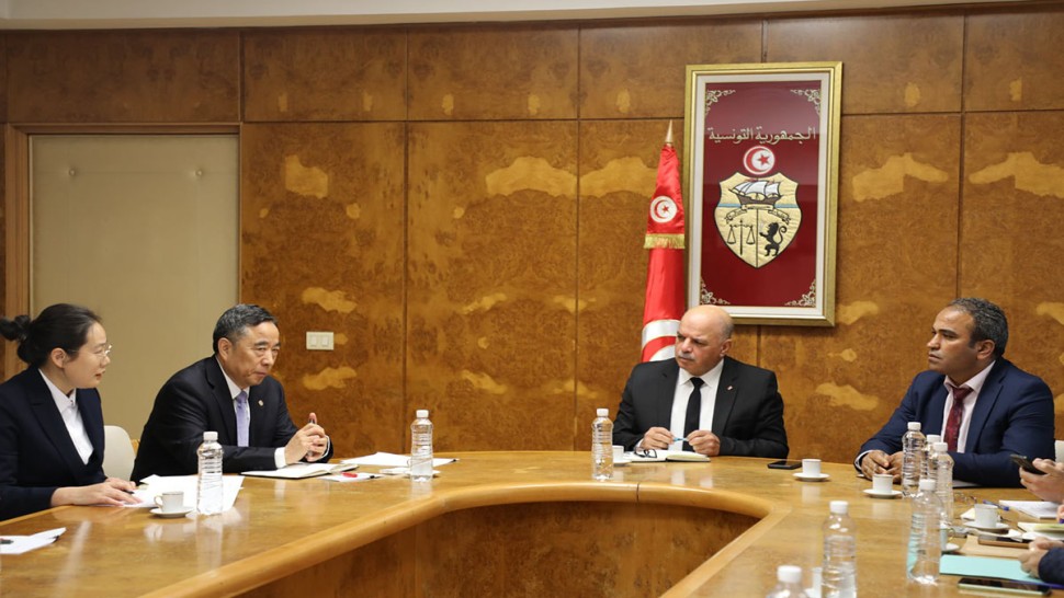 وزير النقل يلتقي وفدا لمجمع شركات صينية تنشط في مجال النقل