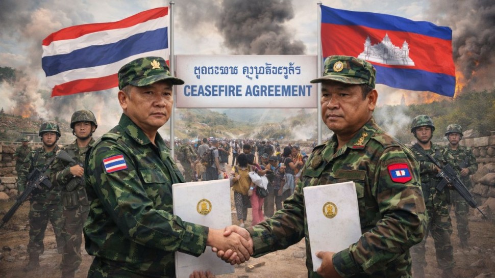 تايلاند وكمبوديا توقعان اتفاقا لوقف إطلاق النار
