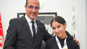 النادي الرياضي الصفاقسي: تكريم بطلة إفريقيا في الجيدو أسيل بنور