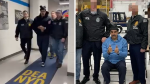 ماذا قال مادورو أثناء اقتياده إلى مقر إدارة مكافحة المخدرات في مانهاتن؟